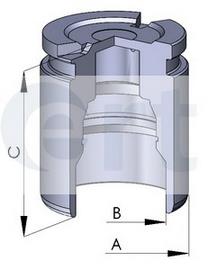 Поршень супорту гальмівного, заднього Goodrem RK815930 ціна, від 8.46 USD