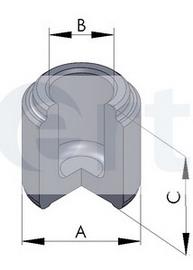 Поршень супорту гальмівного, переднього 150576C ERT
