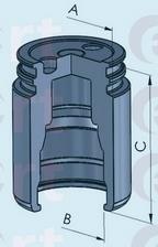 Поршень супорту гальмівного, заднього ERT 150763C ціна, від 8.95 USD