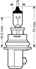 Лампочка галогенна Osram 9004