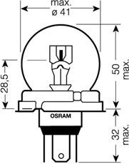 Лампочка галогенна 64198 Osram