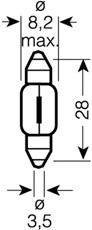 Лампочка 6428 Osram