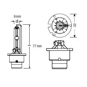 Купити 66240XNB Osram Лампочка ксеноновая