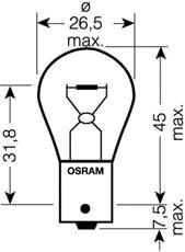 7511 Osram Лампа автомобільна