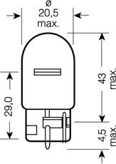 7505 Osram Лампа автомобільна