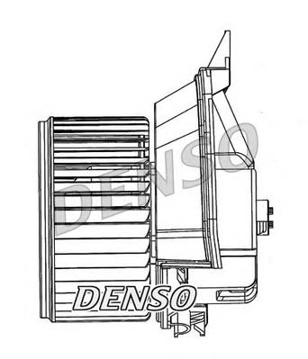 DEA20200 Denso Електромотор пічки