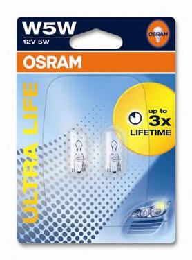Лампочка плафону освітлення салону/кабіни 2825ULT02B Osram