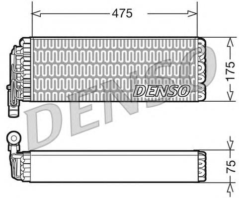 Купити DEV12003 Denso Радіатор опалювача салону