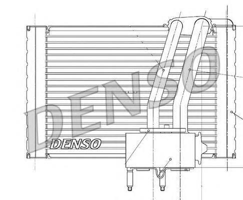 Купити DEV07005 Denso Радіатор опалювача салону