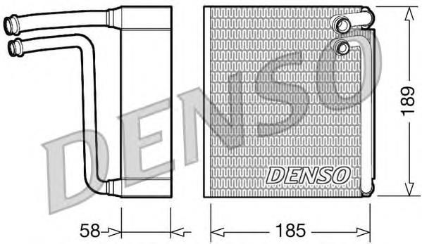 Випаровувач кондиціонера DEV09025 Denso