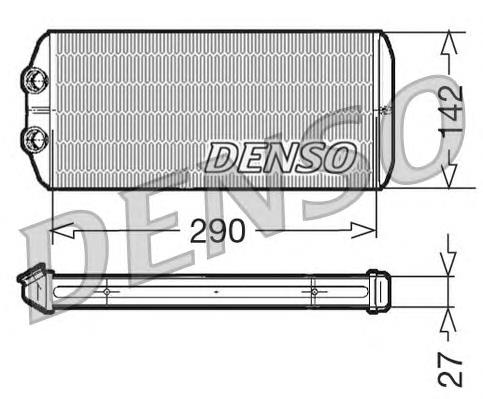 Радіатор обігрівача Denso DRR07005