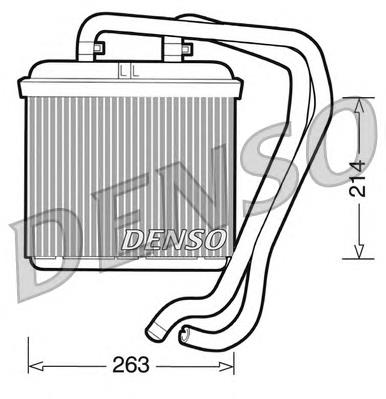 DRR12004 Denso Радіатор опалювача салону