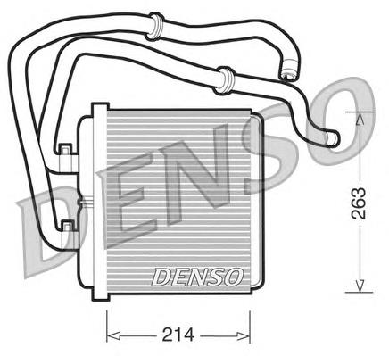Радіатор обігрівача Denso DRR12003