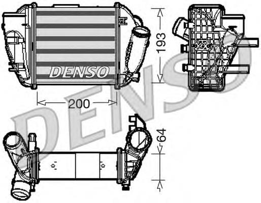 Інтеркулер DIT02005 Denso