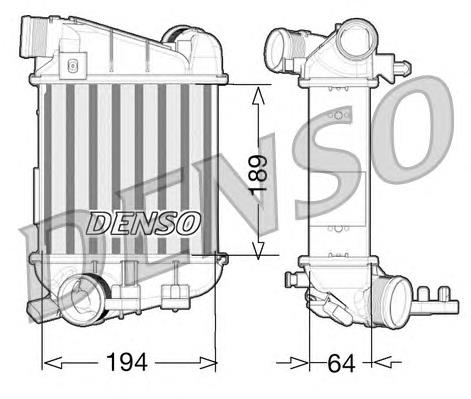Інтеркулер DIT02027 Denso