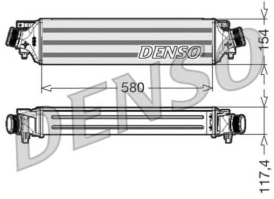DIT01006 Denso Охолоджувач наддувочного повітря