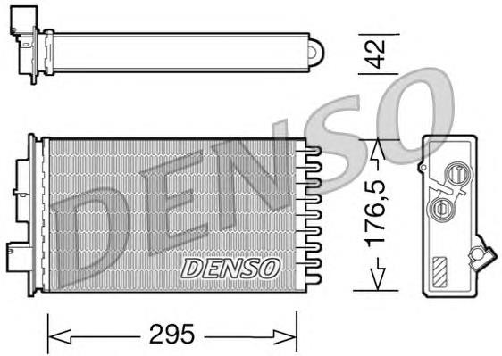 Радіатор пічки (обігрівача) Iveco 42561533 ціна, від 52.95 USD