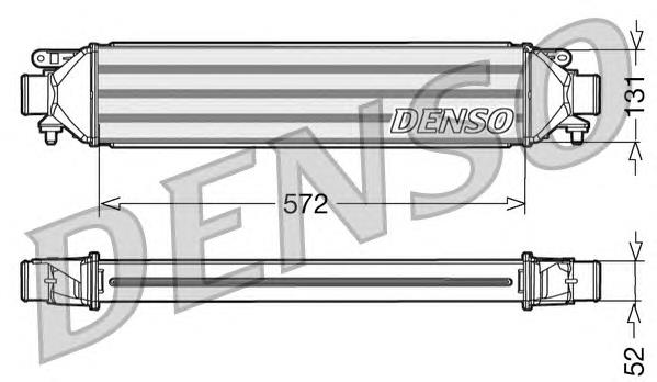 Інтеркулер DIT09107 Denso