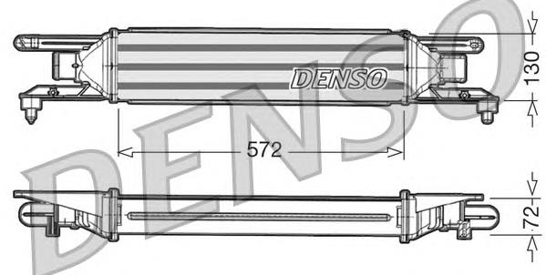 DIT09105 Denso радіатор интеркуллера