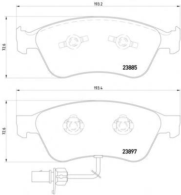 Гальмівні колодки Mintex MDB2645 ціна, від 60.51 USD
