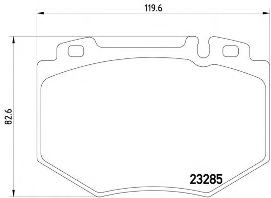 MDB2606 Mintex Передні гальмівні колодки