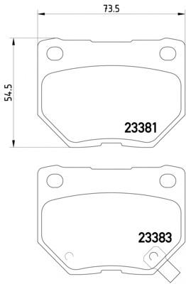 Купити MDB2562 Mintex Задні колодки