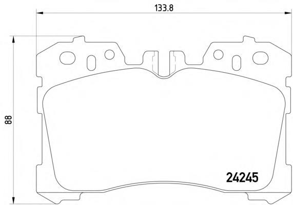 Передні тормозні колодки MDB2761 Mintex