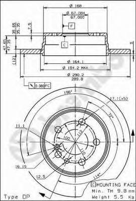 08572510 Brembo Дискові гальма