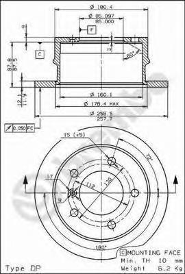 Гальмівні диски 08772410 Brembo