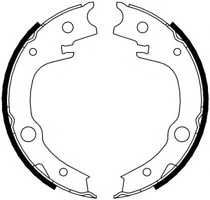 Колодки ручника / стоянкового гальма Ferodo FSB4014 ціна, від 22.17 USD