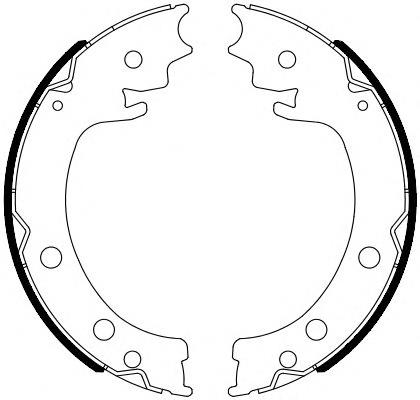 Колодки ручника / стоянкового гальма Ferodo FSB4116 ціна, від 30.49 USD