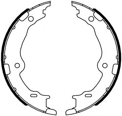 Колодки ручника FSB4123 Ferodo
