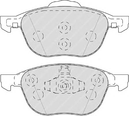 Колодки гальмівні передні, дискові FDB4319 Ferodo