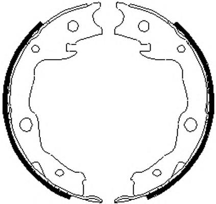Колодки стоянкового гальма Ferodo FSB4035