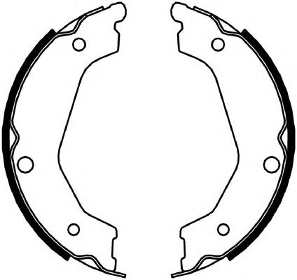 Колодки стоянкового гальма Ferodo FSB4048