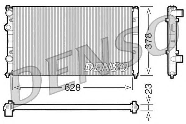 DRM32035 Denso радіатор охолодження двигуна