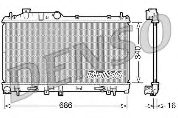 Радіатор DRM36009 Denso