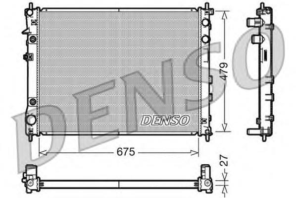 Радіатор основний Denso DRM36012 ціна, від 108.21 USD