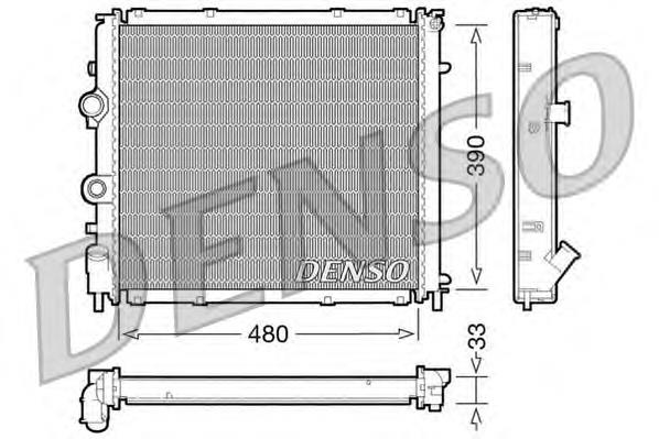 Радіатор охолодження Denso DRM23011
