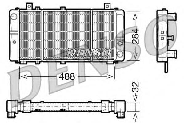 Радіатор DRM27001 Denso