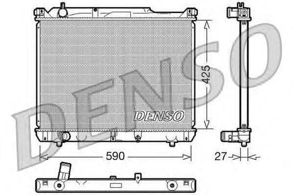 Радіатор DRM47019 Denso