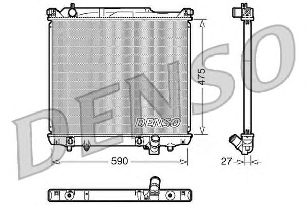 Радіатор основний Denso DRM47020 ціна, від 149.79 USD