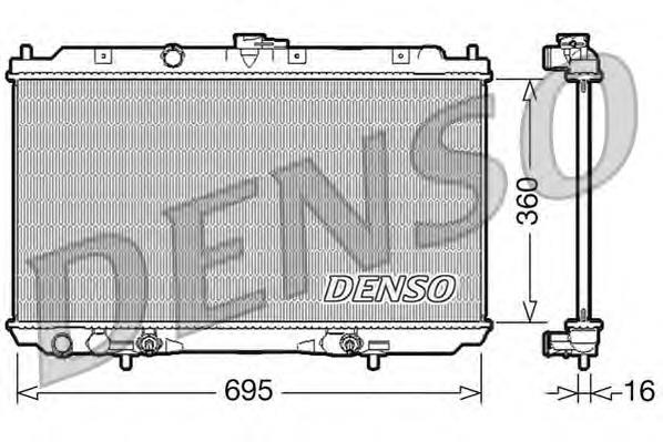 Радіатор основний Denso DRM46024 ціна, від 98.39 USD