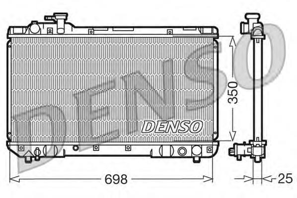 Радіатор основний Denso DRM50020 ціна, від 83.11 USD
