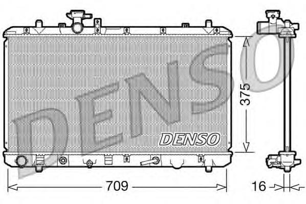 Радіатор охолодження Denso DRM47024