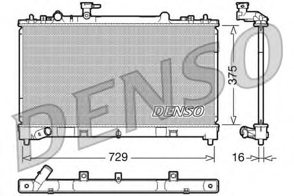 Радіатор охолодження Denso DRM44023