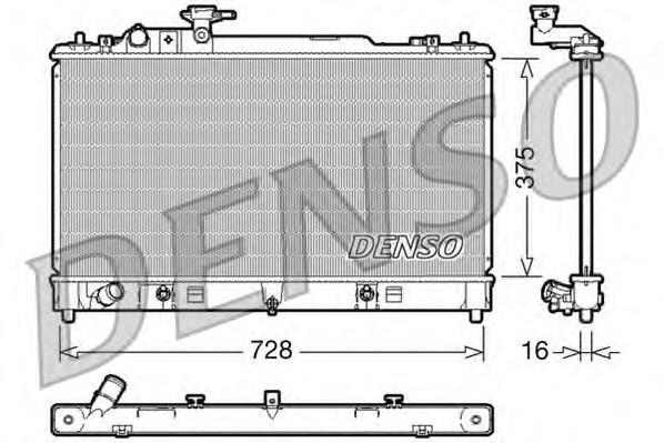 Радіатор основний Denso DRM44021 ціна, від 179.75 USD