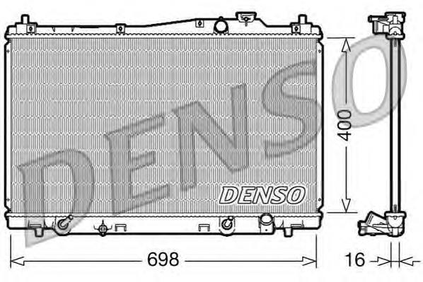 Купити DRM40017 Denso Радіатор двигуна