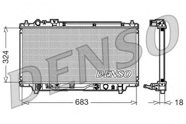 Радіатор основний Mazda B59615200D ціна, від 51.20 USD