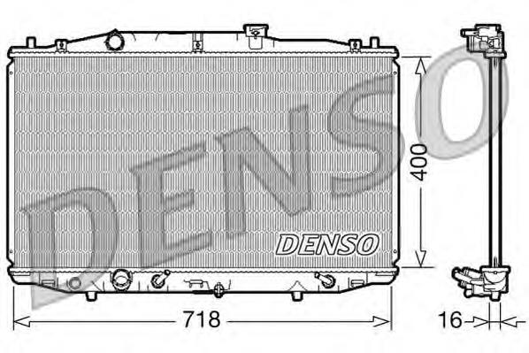 Купити DRM40024 Denso Радіатор двигуна